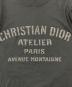 中古・古着 Christian Dior (クリスチャン ディオール) Atelier Logo L/S Tee 043J611A0589 ブラック サイズ:S：22000円