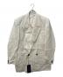 SOSHIOTSUKI（ソウシ オオツキ）の古着「LINEN WASHER 2B DOUBLE BREASTED JACKET」｜アイボリー