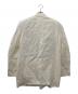 SOSHIOTSUKI (ソウシ オオツキ) LINEN WASHER 2B DOUBLE BREASTED JACKET アイボリー サイズ:48：35000円