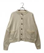 journal standard luxeジャーナルスタンダード ラックス）の古着「メリノテンジク カーディガン」｜ホワイト