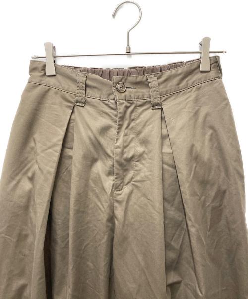 journal standard luxe（ジャーナルスタンダード ラックス）journal standard luxe (ジャーナルスタンダード ラックス) サテンストレッチインボックスパンツ ブラウン サイズ:Sの古着・服飾アイテム