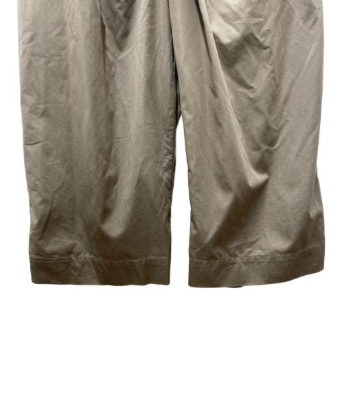 journal standard luxe（ジャーナルスタンダード ラックス）journal standard luxe (ジャーナルスタンダード ラックス) サテンストレッチインボックスパンツ ブラウン サイズ:Sの古着・服飾アイテム