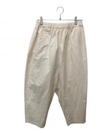journal standard luxe（ジャーナルスタンダード ラックス）の古着「ナチュラルダンプインフレートパンツ」｜ホワイト