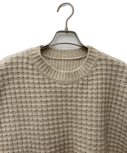 journal standard luxe（ジャーナルスタンダード ラックス）journal standard luxe (ジャーナルスタンダード ラックス) カシミヤMIXワッフル ベスト ベージュ サイズ:Freeの古着・服飾アイテム