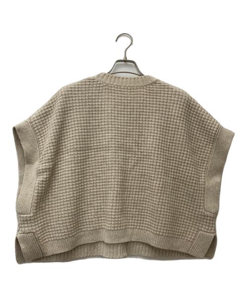journal standard luxe（ジャーナルスタンダード ラックス）journal standard luxe (ジャーナルスタンダード ラックス) カシミヤMIXワッフル ベスト ベージュ サイズ:Freeの古着・服飾アイテム