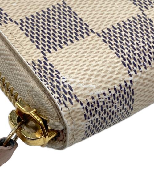 LOUIS VUITTON（ルイ ヴィトン）LOUIS VUITTON (ルイ ヴィトン) ダミエ・アズール ポルトフォイユ・クレマンス 財布 N61264 ホワイトの古着・服飾アイテム