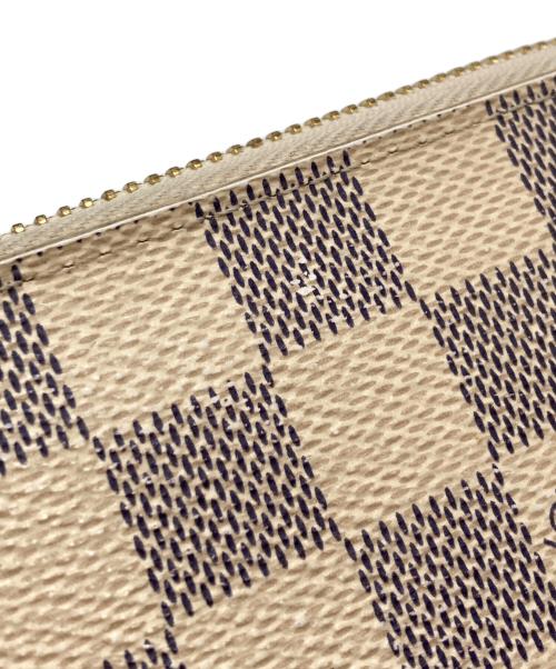 LOUIS VUITTON（ルイ ヴィトン）LOUIS VUITTON (ルイ ヴィトン) ダミエ・アズール ポルトフォイユ・クレマンス 財布 N61264 ホワイトの古着・服飾アイテム