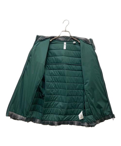 adidas（アディダス）adidas (アディダス) 中綿キルティングジャケット グリーン サイズ:Lの古着・服飾アイテム