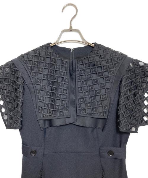 UNITED TOKYO（ユナイテッドトーキョー）UNITED TOKYO (ユナイテッドトーキョー) ラティスレースワンピース ブラック サイズ:1の古着・服飾アイテム