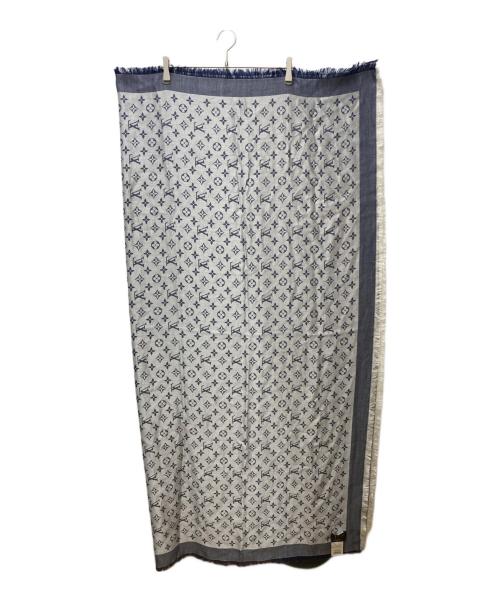 LOUIS VUITTON（ルイ ヴィトン）LOUIS VUITTON (ルイ ヴィトン) ショール・モノグラム デニム ブラックの古着・服飾アイテム