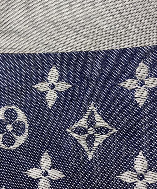 LOUIS VUITTON（ルイ ヴィトン）LOUIS VUITTON (ルイ ヴィトン) ショール・モノグラム デニム ブラックの古着・服飾アイテム