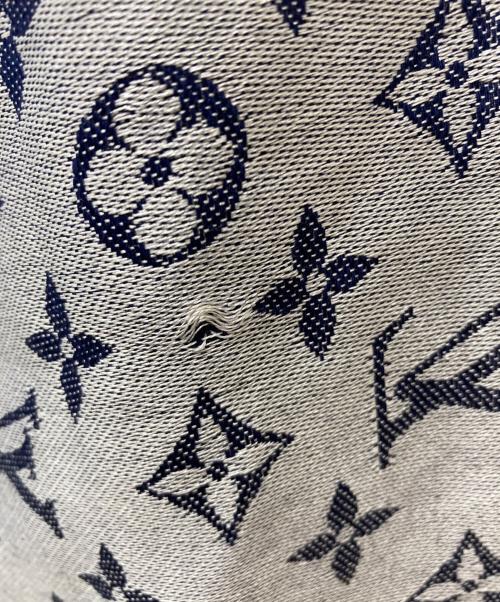 LOUIS VUITTON（ルイ ヴィトン）LOUIS VUITTON (ルイ ヴィトン) ショール・モノグラム デニム ブラックの古着・服飾アイテム