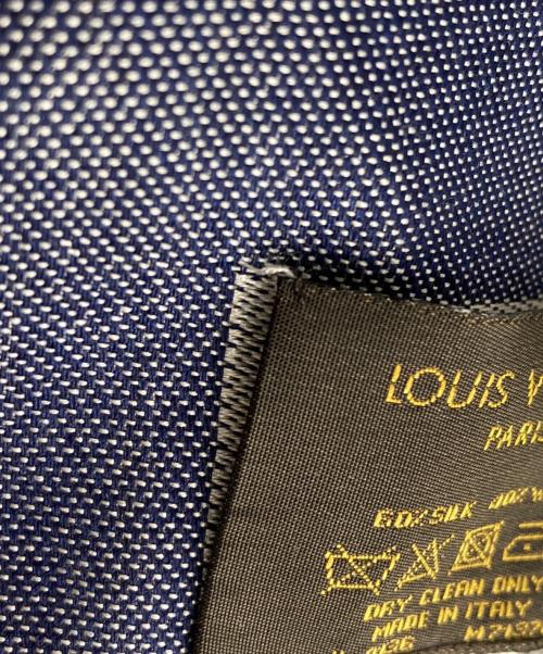 LOUIS VUITTON（ルイ ヴィトン）LOUIS VUITTON (ルイ ヴィトン) ショール・モノグラム デニム ブラックの古着・服飾アイテム