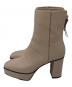 JILLSTUART shoe (ジルスチュアート) プラットフォームショートブーツ 6476 ベージュ サイズ:23 1/2：5000円