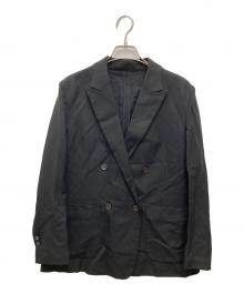 DRESSTERIOR（ドレステリア）の古着「リネンミックスダブルジャケット」｜ブラック