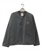 DANTONダントン）の古着「ポリエステルダブルクロスシャツカーディガン」｜グレー