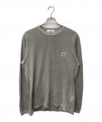 STONE ISLANDストーンアイランド）の古着「パッチロゴカットソー　631520467」｜グレー