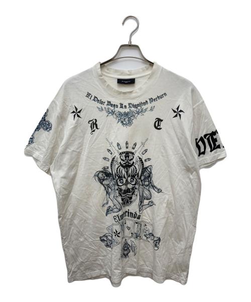 GIVENCHY（ジバンシィ）GIVENCHY (ジバンシィ) スカルタトゥーTシャツ ホワイト サイズ:XSの古着・服飾アイテム