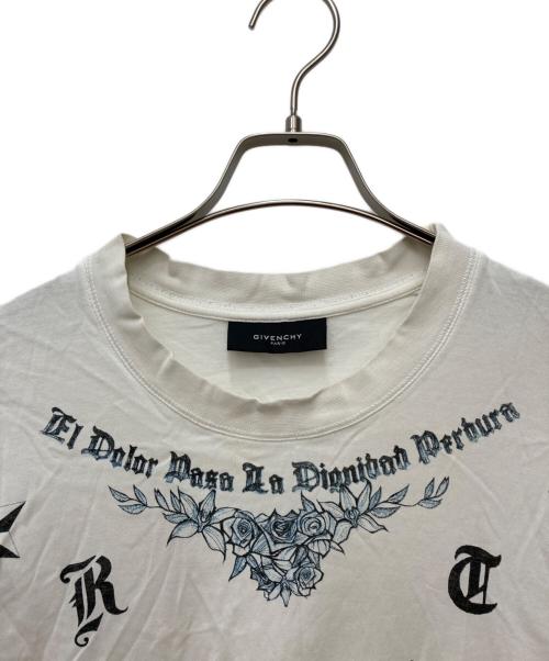 GIVENCHY（ジバンシィ）GIVENCHY (ジバンシィ) スカルタトゥーTシャツ ホワイト サイズ:XSの古着・服飾アイテム