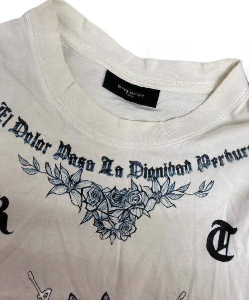 GIVENCHY（ジバンシィ）GIVENCHY (ジバンシィ) スカルタトゥーTシャツ ホワイト サイズ:XSの古着・服飾アイテム
