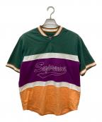 SUPREMEシュプリーム）の古着「Half Zip S/S Baseball Top」｜マルチカラー