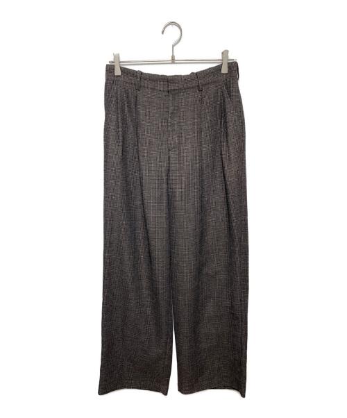Spick and Span（スピック＆スパン）Spick and Span (スピック＆スパン) リネンライクカラミパンツ ブラウン サイズ:40の古着・服飾アイテム