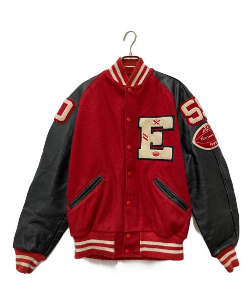 SPORTING GOODS（スポーティング グッド）SPORTING GOODS (スポーティング グッド) 切替ワッペンスタジャン レッド サイズ:42の古着・服飾アイテム