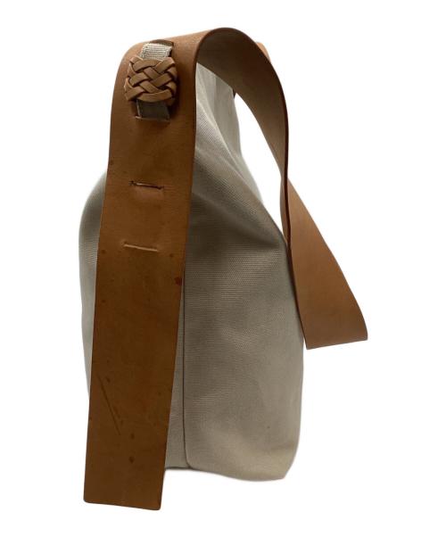 Kamaro'an（カマロアン）Kamaro'an (カマロアン) キャンバス ワンハンドルショルダーバッグ ベージュの古着・服飾アイテム