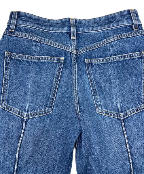 BOTTEGA VENETA（ボッテガベネタ）BOTTEGA VENETA (ボッテガベネタ) カーブシェイプ インディゴ ワイド ロールアップ デニム 723355 V2J80 インディゴ サイズ:34の古着・服飾アイテム