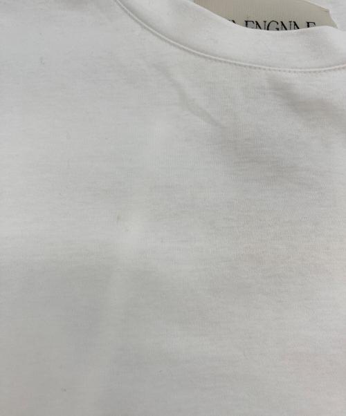 HAENGNAE（ヘンネ）HAENGNAE (ヘンネ) OMOCHI PEPLUM T-SHIRT ホワイト サイズ:Fの古着・服飾アイテム