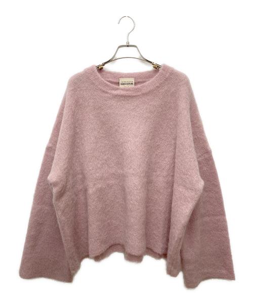 SEMICOUTURE（セミクチュール）SEMICOUTURE (セミクチュール) モヘア混ニット ピンク サイズ:XSの古着・服飾アイテム
