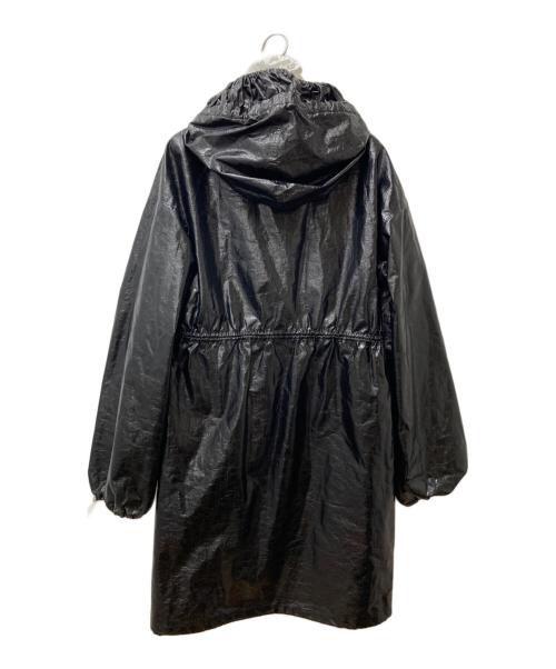 Cry.（クライ）Cry. (クライ) プリント加工レイヤードコート　 ブラック サイズ:38の古着・服飾アイテム