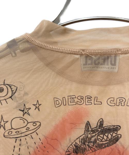DIESEL（ディーゼル）DIESEL (ディーゼル) T-SIELY セカンドスキンシアートップ ベージュ サイズ:Mの古着・服飾アイテム