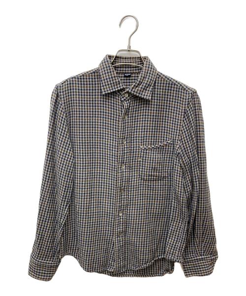 45R（フォーティファイブ・アール）45R (フォーティファイブ・アール) インドうすネルのレギュ 4093048 グレー×ネイビー サイズ:2の古着・服飾アイテム