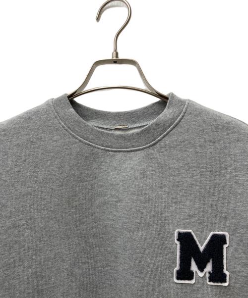 Mila Owen（ミラオーウェン）Mila Owen (ミラオーウェン) サガラ刺繍デザインビッグトレーナー グレー サイズ:F 未使用品の古着・服飾アイテム