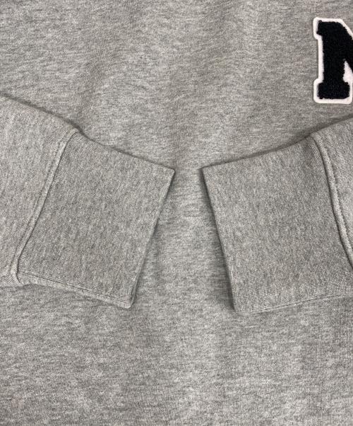 Mila Owen（ミラオーウェン）Mila Owen (ミラオーウェン) サガラ刺繍デザインビッグトレーナー グレー サイズ:F 未使用品の古着・服飾アイテム