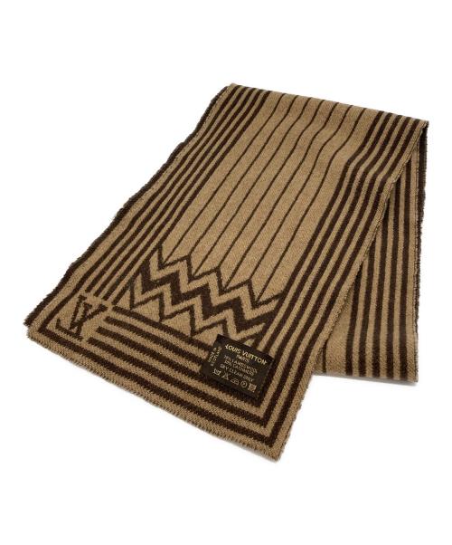 LOUIS VUITTON（ルイ ヴィトン）LOUIS VUITTON (ルイ ヴィトン) マフラー ブラウンの古着・服飾アイテム