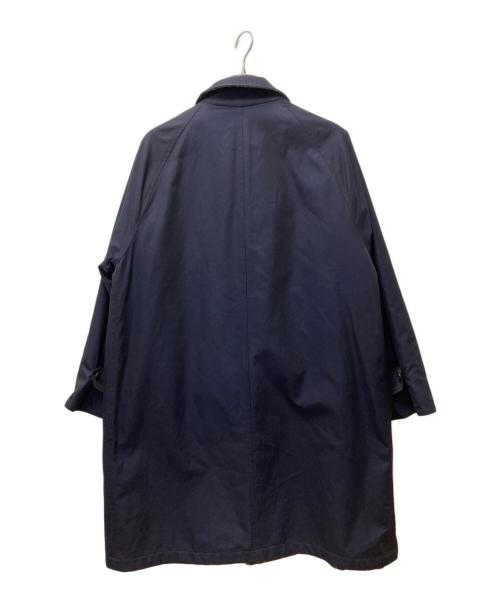 ANATOMICA（アナトミカ）ANATOMICA (アナトミカ) リバーシブル チェック シングルラグランコート ネイビー×ブラウン サイズ:46の古着・服飾アイテム