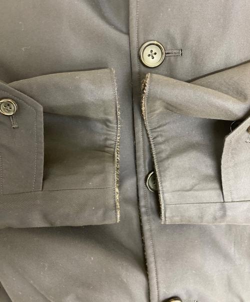 ANATOMICA（アナトミカ）ANATOMICA (アナトミカ) リバーシブル チェック シングルラグランコート ネイビー×ブラウン サイズ:46の古着・服飾アイテム