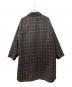 ANATOMICA (アナトミカ) リバーシブル チェック シングルラグランコート ネイビー×ブラウン サイズ:46：58000円