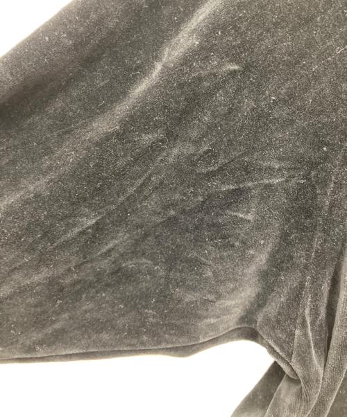 CALEE（キャリー）CALEE (キャリー) TATTOO STUDIO YAMADA (タトゥースタジオヤマダ) VELOUR TRACK JACKET ブラック サイズ:Lの古着・服飾アイテム