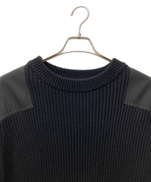 waiper（ワイパー）waiper (ワイパー) U.S.M.C コットンニット コマンドセーター ブラック サイズ:Mの古着・服飾アイテム