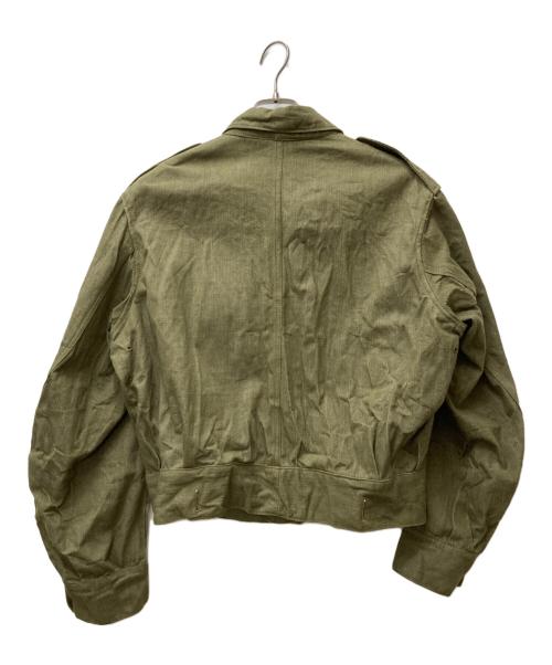 British Army（ブリティッシュアーミー）British Army (イギリス軍) GREEN DENIM BATTLE DRESS JACKET オリーブ サイズ:8の古着・服飾アイテム