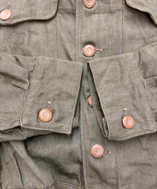 British Army（ブリティッシュアーミー）British Army (イギリス軍) GREEN DENIM BATTLE DRESS JACKET オリーブ サイズ:8の古着・服飾アイテム