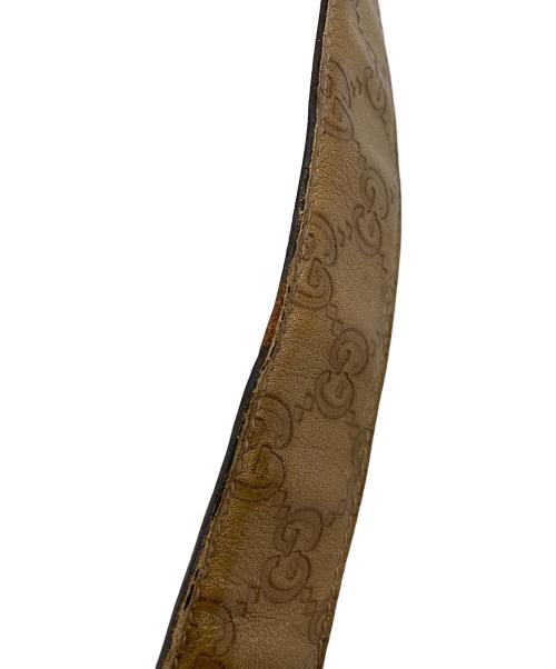 GUCCI（グッチ）GUCCI (グッチ) GG インターロッキングベルト 114876 ブラウンの古着・服飾アイテム