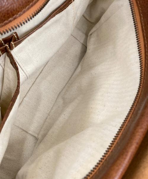 genten（ゲンテン）genten (ゲンテン) レザーハンドバッグ ブラウンの古着・服飾アイテム