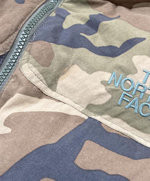 THE NORTH FACE（ザ ノース フェイス）THE NORTH FACE (ザ ノース フェイス) カモ柄ヌプシダウンベスト ND00490 グリーン サイズ:XLの古着・服飾アイテム
