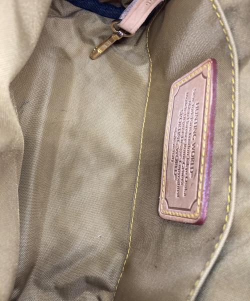 HUNTING WORLD（ハンティングワールド）HUNTING WORLD (ハンティングワールド) ミニショルダーバッグ ブラウンの古着・服飾アイテム