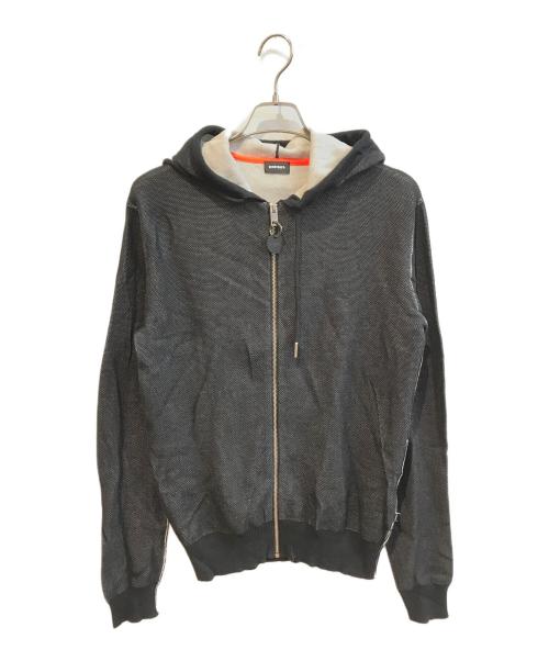 DIESEL（ディーゼル）DIESEL (ディーゼル) ジップパーカー　00SI2F0LASD ブラック サイズ:Mの古着・服飾アイテム