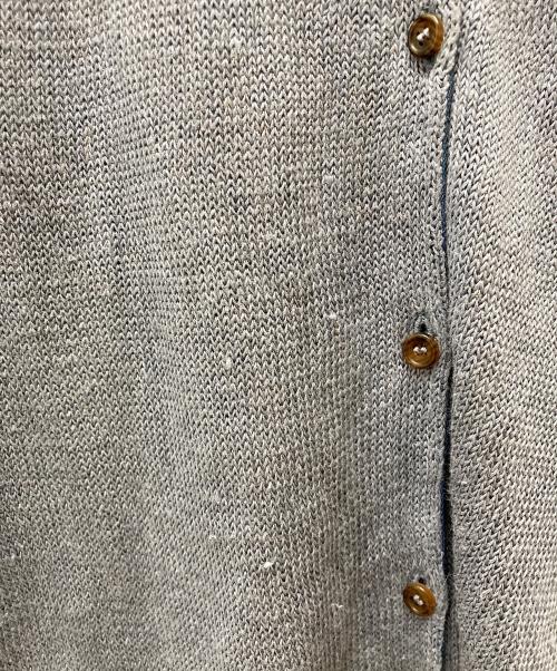 MARGARET HOWELL（マーガレットハウエル）MARGARET HOWELL (マーガレットハウエル) 半袖サマーニットカーディガン インディゴ サイズ:2の古着・服飾アイテム